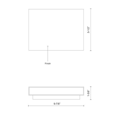 Kuzco Mica AT67010 10 Inch LED All-terior Wall Light 1