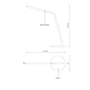 Kuzco Miter TL25517 17 Inch LED Table Lamp 1