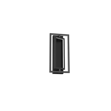 Kuzco Mondrian SF16216-BK 15 Inch LED Semi-Flush Mount 1