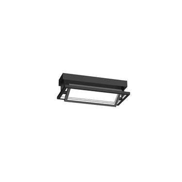Kuzco Mondrian SF16216-BK 15 Inch LED Semi-Flush Mount