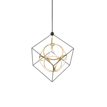Kuzco Monza CH19234-BK/AN-UNV-010 34 Inch LED Chandelier