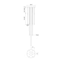 Kuzco Motif MP75121 21 Inch LED Multi Pendant 2