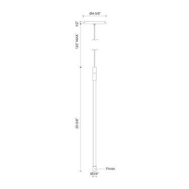 Kuzco Motif PD75021 21 Inch LED Pendant 2
