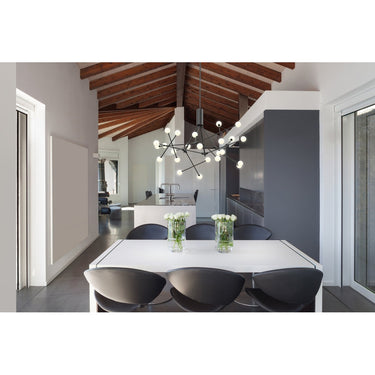 Kuzco Moto CH97139-BK-UNV 39 Inch LED Chandelier 1