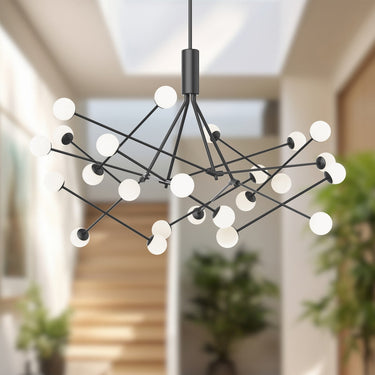 Kuzco Moto CH97358-BK-UNV 56 Inch LED Chandelier 2