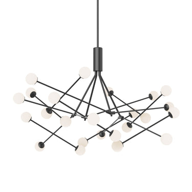 Kuzco Moto CH97358-BK-UNV 56 Inch LED Chandelier