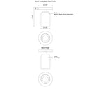 Kuzco Nola SF57704 4 Inch Semi-Flush Mount 7