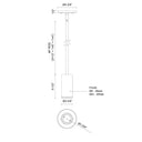 Kuzco Nordic 5-in (2-in Dia.) Exterior Pendant 3