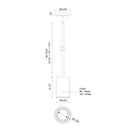Kuzco Nordic 5-in (3-in Dia.) Exterior Pendant 3