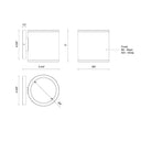Kuzco Nordic 5-in (5-in Dia.) Exterior Wall 4
