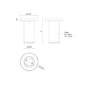 Kuzco Nordic 6-in (2-in Dia.) Exterior Ceiling 3