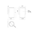Kuzco Nordic 7-in (3-in Dia.) Exterior Wall 3