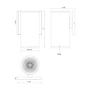 Kuzco Nordic 7-in Exterior Wall Sconce 3