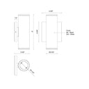 Kuzco Nordic 8-in (2-in Dia.) Exterior Wall 3