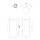 Kuzco Norfolk 601432-LED 8 Inch LED Wall Sconce 1