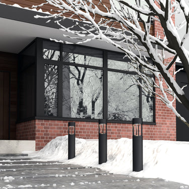 Kuzco Novato EB40936-BK-UNV 36 Inch LED Exterior Bollard 1