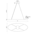 Kuzco Ovale LP79140 40 Inch LED Linear Pendant 6