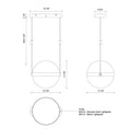 Kuzco Pisces PD75912-3CCT 12 Inch LED Pendant 8