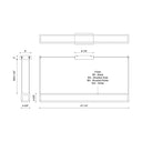 Kuzco Plaza LP45548-UNV 48 Inch LED Linear Pendant 2