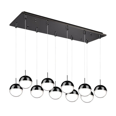 Kuzco Pluto 4-in 10 Head Multi Pendant 