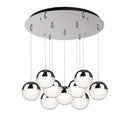 Kuzco Pluto 4-in 9 Head Multi Pendant 2