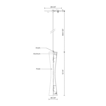 Kuzco Robson PD42502 12 Inch LED Pendant 3