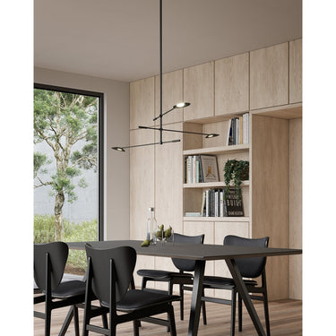 Kuzco Rotaire CH90132-BK-UNV 32 Inch LED Chandelier 2