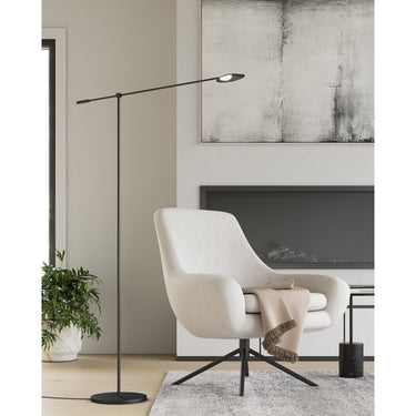 Kuzco Rotaire FL90155-BK 54 Inch LED Floor Lamp 1