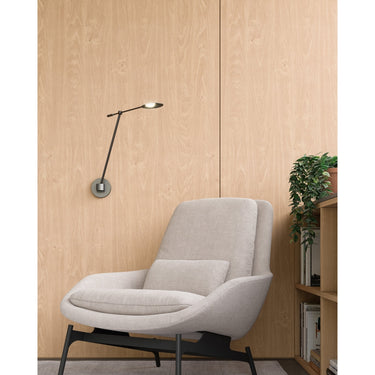 Kuzco Rotaire WS90101-BK 38 Inch LED Wall Sconce 1