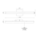 Kuzco Saphir VL27523 23 Inch LED Vanity Light 1