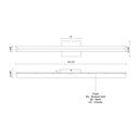 Kuzco Saphir VL27534 34 Inch LED Vanity Light 2