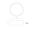 Kuzco Savile FM82106 6 Inch LED Flush Mount 1