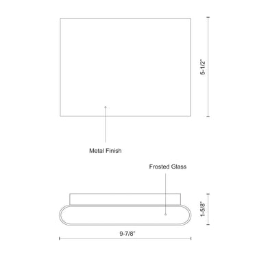 Kuzco Slate AT6510 10 Inch LED All-terior Wall Light 2