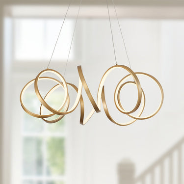 Kuzco Synergy CH93834 34 Inch LED Chandelier 2