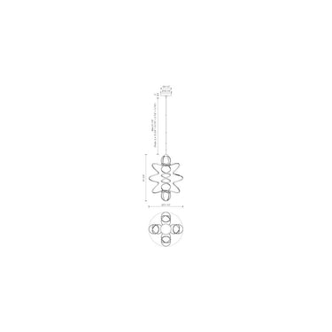 Kuzco Synergy CH93941 41 Inch LED Chandelier 3