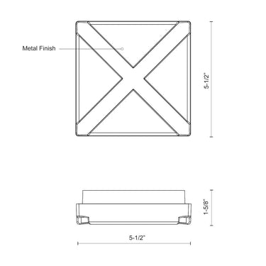 Kuzco Tac EW4306 6 Inch LED Exterior Wall Sconce 2