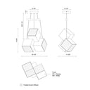Kuzco Tetra PD20616 16 Inch LED Pendant 5