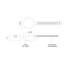 Kuzco Trilo Track TR989603 4 Inch Canopy and Driver Cover 1