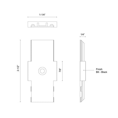 Kuzco Trilo Track TRC989011 I-Connector Powered Connector 1