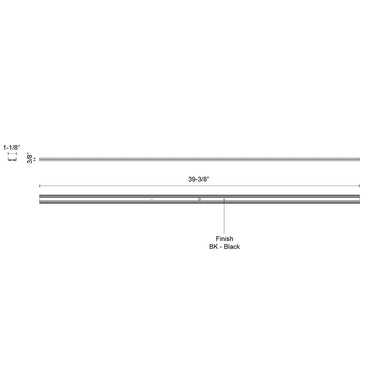 Kuzco Trilo Track TRT989100 39 Inch Rail 1