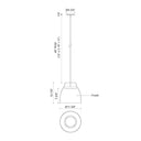 Kuzco Trinity PD62012 12 Inch LED Pendant 6
