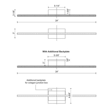 Kuzco Vega Minor VL18224 24 Inch LED Vanity Light 2