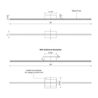 Kuzco Vega Minor VL18236 36 Inch LED Vanity Light 2