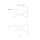 Kuzco Vega MP10303 3 Head LED Multi Pendant 2