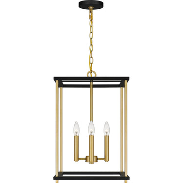 Kynwyd 4 Light Pendant in Matte Black 1