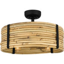 Lachlan 4 Light Fandelier in Matte Black 1