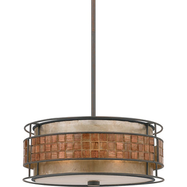 Laguna 3 Light Pendant in Renaissance Copper 1