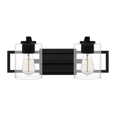Lansdowne 2 Light Bath Light in Matte Black 3