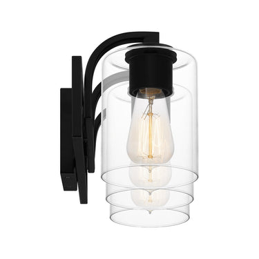 Lansdowne 3 Light Bath Light in Matte Black 5