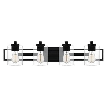 Lansdowne 4 Light Bath Light in Matte Black 3